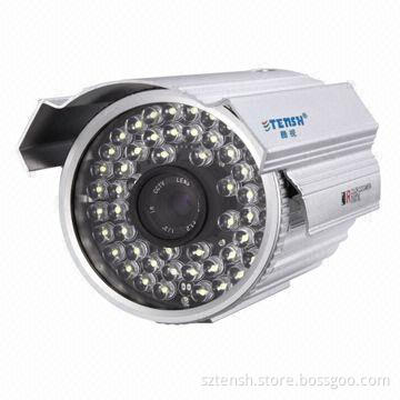 450TVL White Light IR Camera with Lamp, Dual-core
